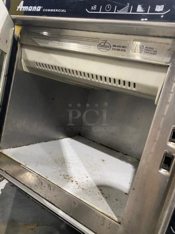 Amana Commercial Stainless-Steel Heavy-Duty Countertop Microwave Oven! With Programmable Touch Pad! Model: RC30S2 SN: 1701140487! 208/240V! - Image 6 of 8