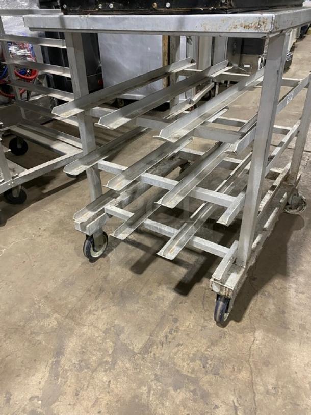 New Age Industries Commercial Undercounter Prep Top Bun/Sheet Pan Rack! With Edlund Manual Can Opener Attached! On Casters! - Image 3 of 9