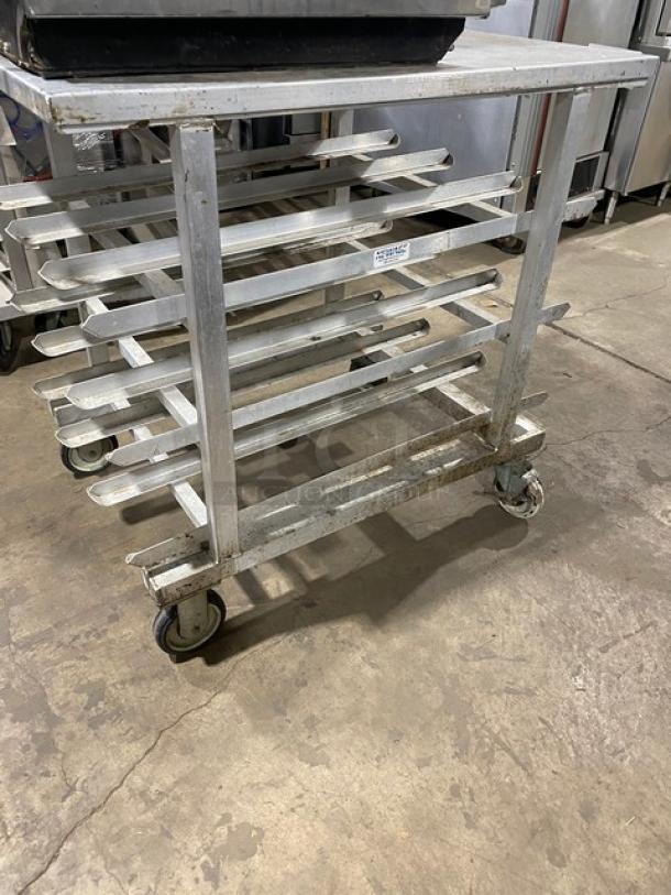 New Age Industries Commercial Undercounter Prep Top Bun/Sheet Pan Rack! With Edlund Manual Can Opener Attached! On Casters! - Image 4 of 9