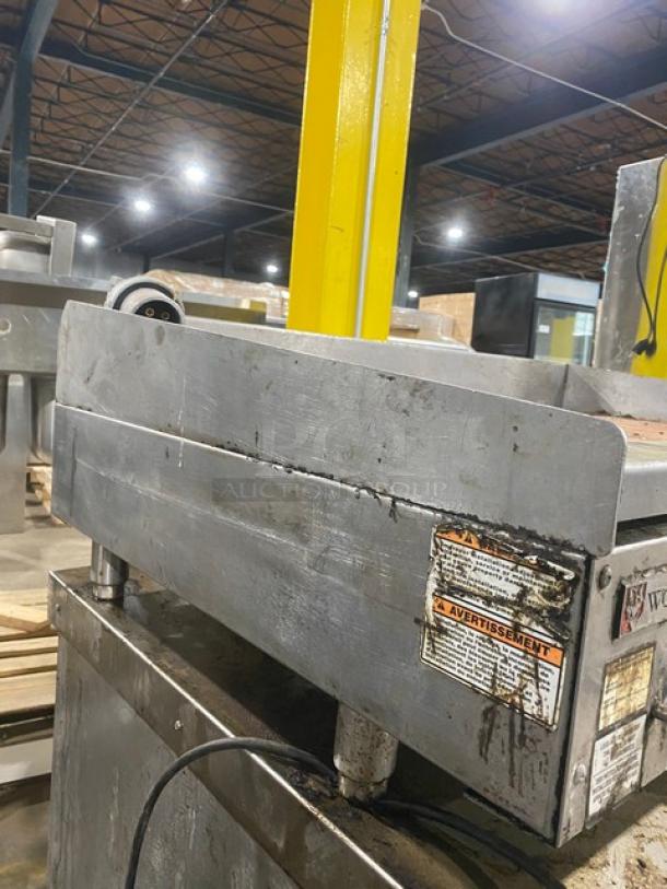 Wolf Commercial Stainless Steel Electric Powered Countertop Griddle! With Thermostatic Controls! On Legs! 208V 3 Phase! Model: WEG48E SN: 650135423! - Image 3 of 8