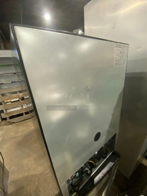 Haier Commercial Undercounter Single Door Reach In Refrigerator! With Adjustable Glass Shelves! With Mini Freezer Compartment!  115V! Model: HNSE045VS SN: 1306002157! - Image 4 of 9