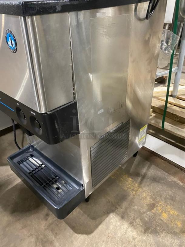 Hoshizaki Commercial Stainless Steel Countertop Ice Maker! With Ice & Water Dispenser!  With Built In Ice Bin! On Legs! 115-120V 1 Phase! Model: DCM-270BAH SN: Q07299B! - Image 3 of 7