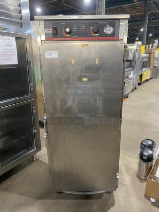 Carter Hoffmann Commercial Stainless Steel Insulated Heated Holding Cabinet/Food Warmer! With Built In Pan Racks! On Casters! 120V 1 Phase! Model: HWU14 SN: 385690-122004!