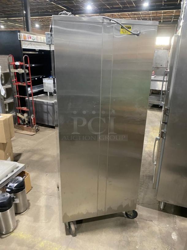 Carter Hoffmann Commercial Stainless Steel Insulated Heated Holding Cabinet/Food Warmer! With Built In Pan Racks! On Casters! 120V 1 Phase! Model: HWU14 SN: 385690-122004! - Image 2 of 8