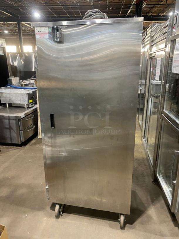 Carter Hoffmann Commercial Stainless Steel Insulated Heated Holding Cabinet/Food Warmer! With Built In Pan Racks! On Casters! 120V 1 Phase! Model: HWU14 SN: 385690-122004! - Image 3 of 8