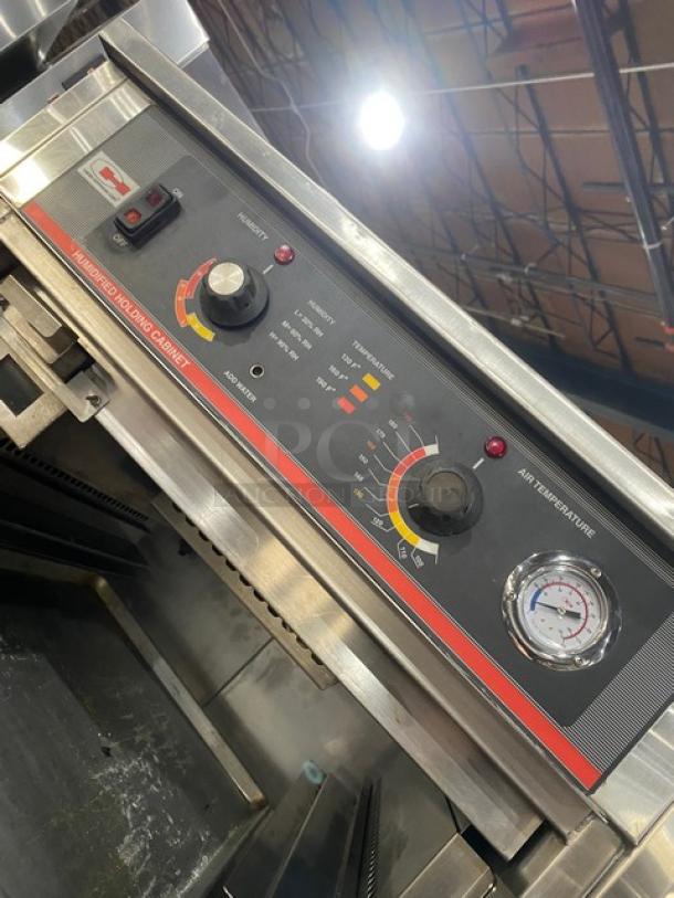 Carter Hoffmann Commercial Stainless Steel Insulated Heated Holding Cabinet/Food Warmer! With Built In Pan Racks! On Casters! 120V 1 Phase! Model: HWU14 SN: 385690-122004! - Image 6 of 8