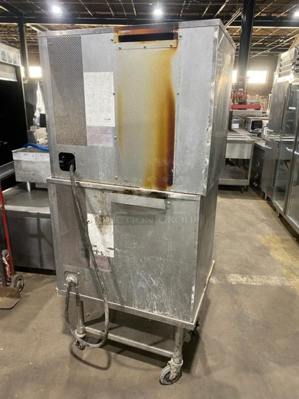Blodgett Energy Star Commercial Stainless Steel Electric Powered Double Stacked Convection Oven! With Wire Oven Racks! Model: CTB-1 SN: 051214LA091S! 208/230-240 1/3 Phase! On Single Shelf Cart With Casters! 2X Your Bid Makes One Unit! - Image 3 of 11
