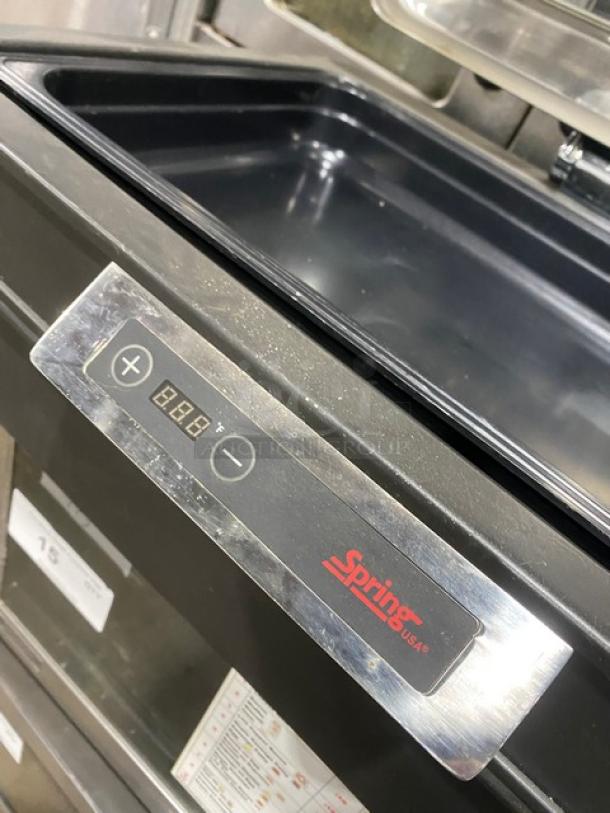 Spring USA Commercial Countertop Dual Hot / Cold System Chafer! With Full Sized Insert Pan! On Legs! 110-120V! Model: HC380-CT SN: 1400490! - Image 5 of 7