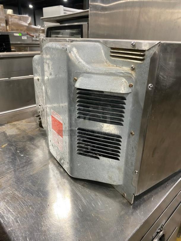 Sharp Commercial Stainless Steel Countertop Microwave Oven! With Programable Touch Pad! 208/230V! Model: R-23GT SN: 12618! - Image 4 of 8