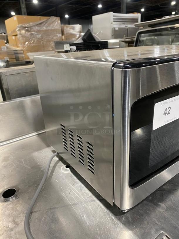 GE Appliances Commercial Stainless Steel Countertop Microwave Oven! Model: JE81145SH1SS SN: GM256198A! - Image 2 of 7