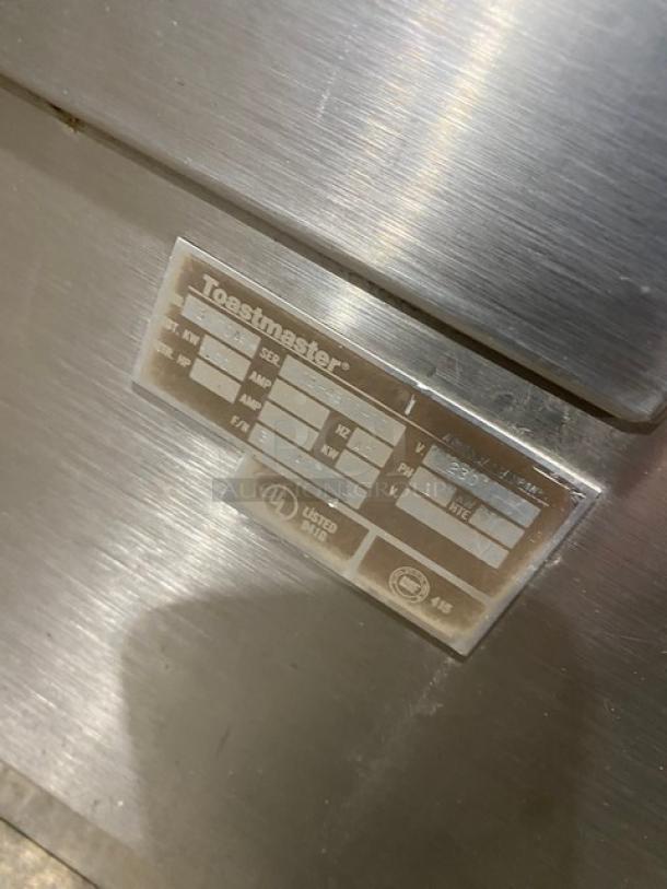 Toastmaster Commercial Stainless Steel Toastmaster Electric Powered 2 Drawer Food Warmer/Hot Food Server Built Into Custom Worktop Base! 230V 1 Phase! Model: 3B80A! With Back & Side Splash! With Additional 3 Drawer Storage! - Image 8 of 10