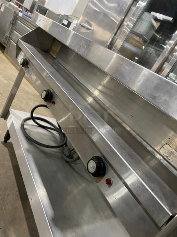 Randell Commercial Stainless Steel Electric Powered 3 Well Steam Table! With Drain! On Single Shelf Stand With Legs! 208V 1 Phase! Model: 3613 SN: T00000019271! - Image 6 of 9