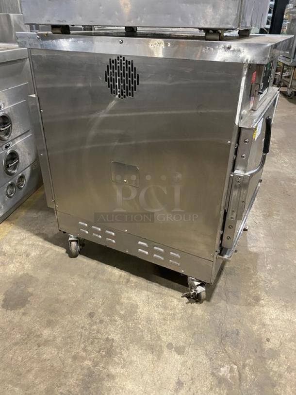 Cvap Silver Edition Commercial Stainless Steel Electric Powered Half Size Undercounter Cook-N-Hold Oven! With Built In Pan Racks! On Casters! 208V 1 Phase! Model: CAC507GR SN: 20170727-0001! - Image 2 of 9