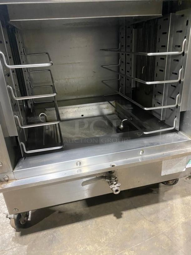 Cvap Silver Edition Commercial Stainless Steel Electric Powered Half Size Undercounter Cook-N-Hold Oven! With Built In Pan Racks! On Casters! 208V 1 Phase! Model: CAC507GR SN: 20170727-0001! - Image 5 of 9
