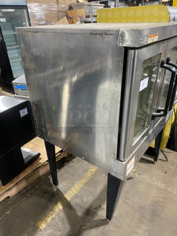 Vulcan Commercial Stainless Steel Electric Powered Single Stack Convection Oven! With Wired Oven Racks! Model: VC4ED SN: 481884923! 208V 3 Phase! On Legs! - Image 2 of 7