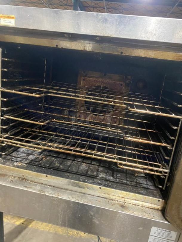 Vulcan Commercial Stainless Steel Electric Powered Single Stack Convection Oven! With Wired Oven Racks! Model: VC4ED SN: 481884923! 208V 3 Phase! On Legs! - Image 4 of 7