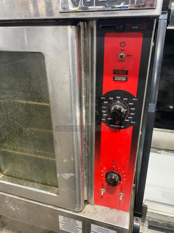 Vulcan Commercial Stainless Steel Electric Powered Single Stack Convection Oven! With Wired Oven Racks! Model: VC4ED SN: 481884923! 208V 3 Phase! On Legs! - Image 5 of 7