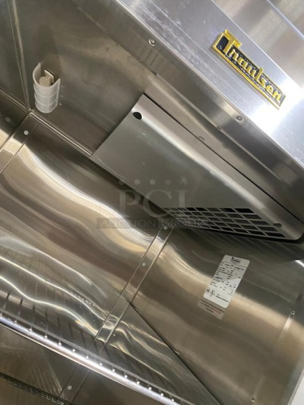 Traulsen Commercial Stainless Steel Glass Half Door One Section Reach In Refrigerator! With Wire Racks! Model: RHT132WUT-HHG SN: T22419D06! 115V 1 Phase! On Legs! - Image 6 of 9