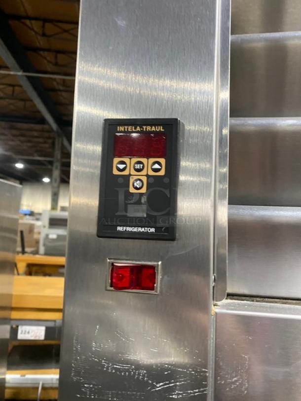 Traulsen Commercial Stainless Steel Glass Half Door One Section Reach In Refrigerator! With Wire Racks! Model: RHT132WUT-HHG SN: T22419D06! 115V 1 Phase! On Legs! - Image 7 of 9