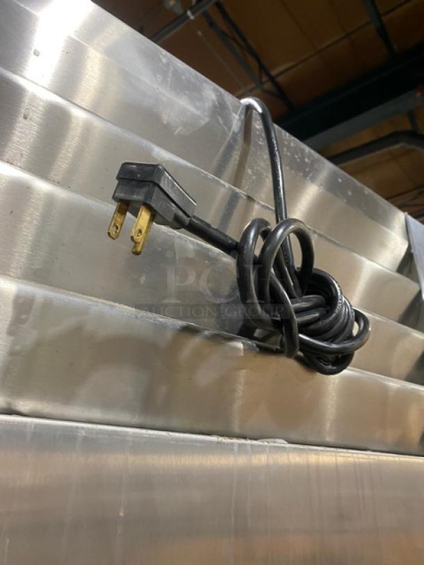 Traulsen Commercial Stainless Steel Glass Half Door One Section Reach In Refrigerator! With Wire Racks! Model: RHT132WUT-HHG SN: T22419D06! 115V 1 Phase! On Legs! - Image 8 of 9