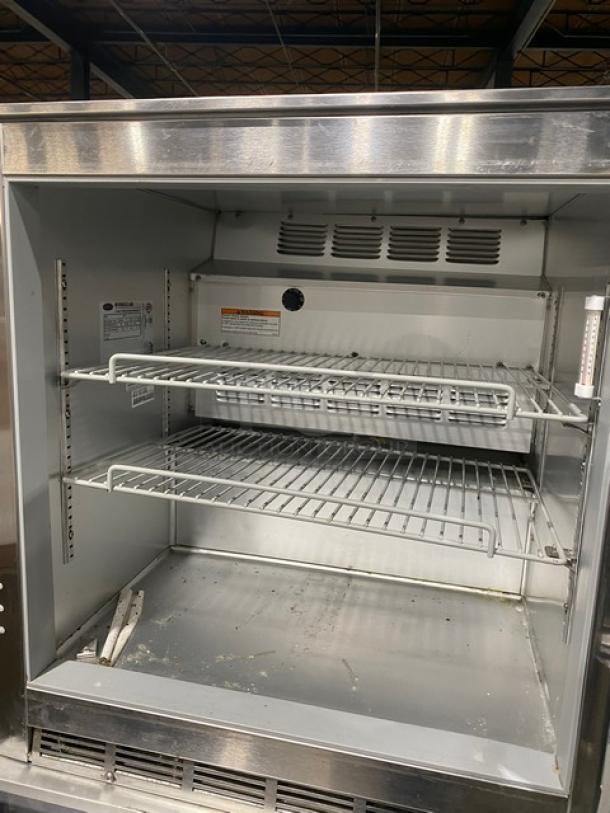 Beverage-Air Commercial Stainless Steel Undercounter Single Door Reach In Refrigerator! With Poly Coated Wire Shelves! 115V 1 Phase! Model: UCR27! - Image 5 of 7
