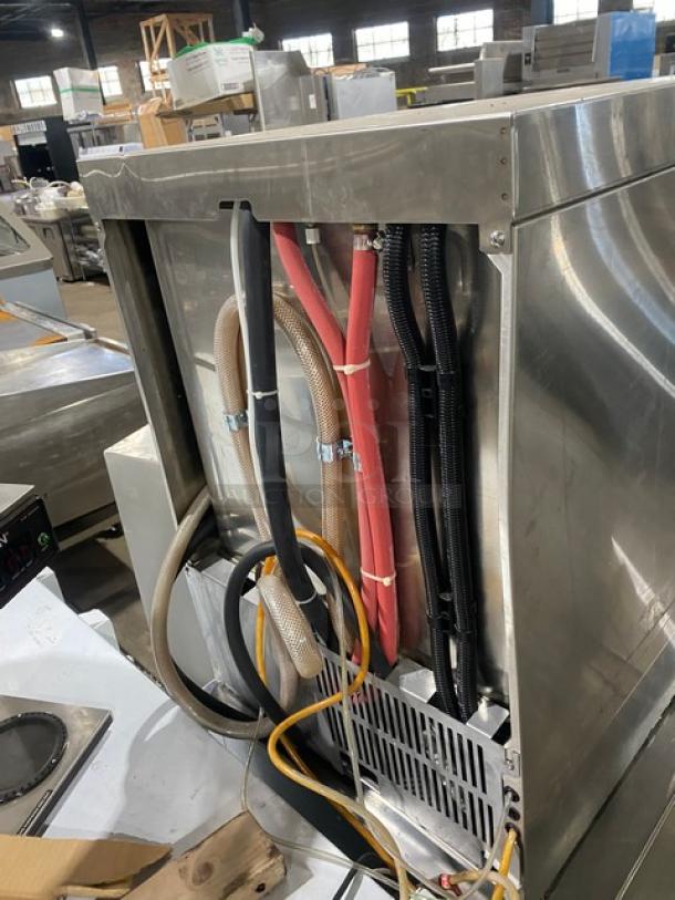 Champion Commercial Stainless Steel Undercounter Heavy Duty High Temperature Dishwasher! With Full Size Peg Rack! 120-208/230V 1 Phase! Model: UH230B M4 SN: W190385166! - Image 4 of 8