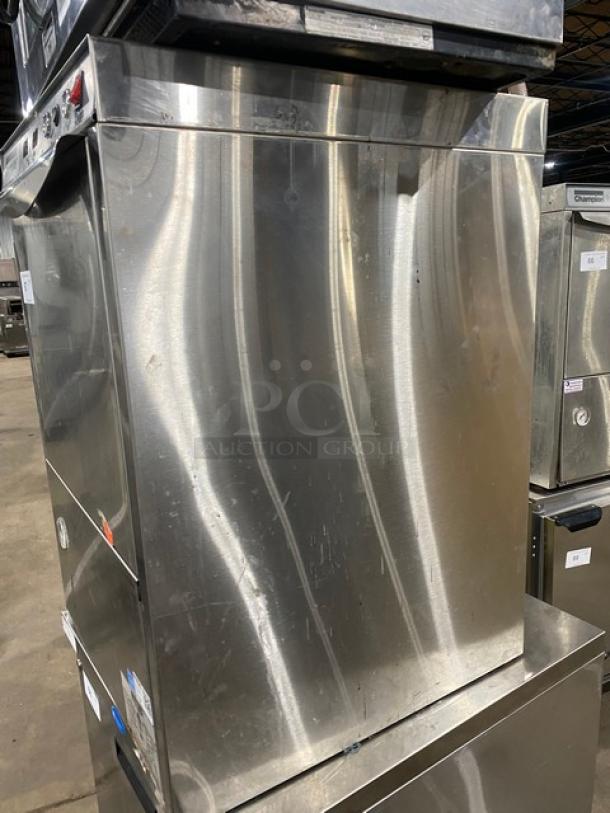 Champion Commercial Stainless Steel Undercounter Heavy Duty High Temperature Dishwasher! With Full Size Peg Rack! 120-208/230V 1 Phase! Model: UH230B SN: W171072637! - Image 2 of 8