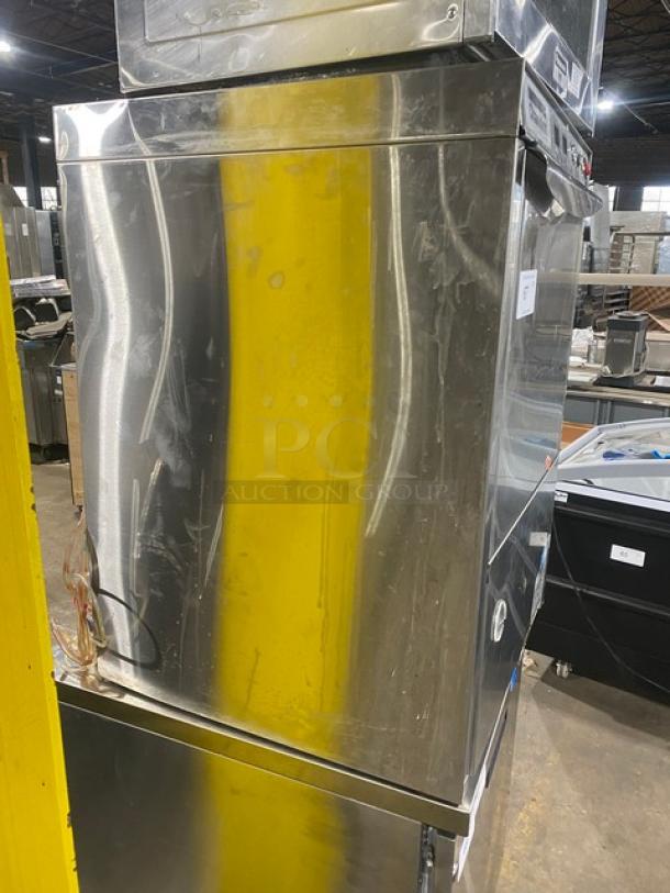 Champion Commercial Stainless Steel Undercounter Heavy Duty High Temperature Dishwasher! With Full Size Peg Rack! 120-208/230V 1 Phase! Model: UH230B SN: W171072637! - Image 3 of 8