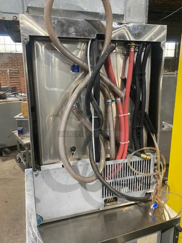 Champion Commercial Stainless Steel Undercounter Heavy Duty High Temperature Dishwasher! With Full Size Peg Rack! 120-208/230V 1 Phase! Model: UH230B SN: W171072637! - Image 4 of 8