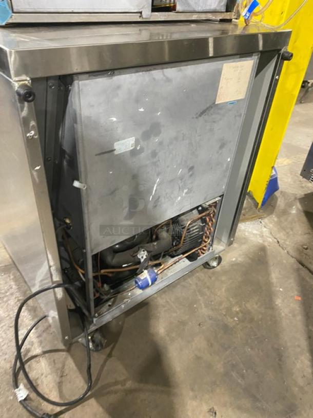 Randell Commercial Stainless Steel Undercounter Single Door Reach In Refrigerator! With Poly Coated Wire Shelves! On Casters! 115V 1 Phase! Model: 9404-7 SN: W313890-1-1! - Image 3 of 7