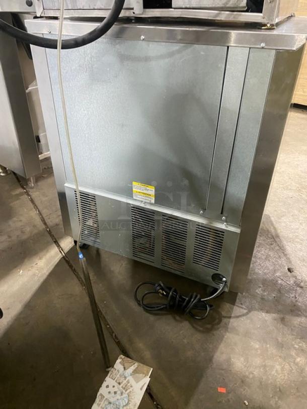 Beverage-Air Commercial Stainless Steel Undercounter Single Door Reach In Refrigerator! With Poly Coated Wire Shelves! On Casters! 115V 1 Phase! Model: UCR27Y SN: 12112596! - Image 4 of 7