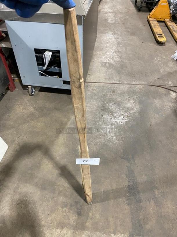 Commercial Wooden Revolving Deck Oven Brush! - Image 2 of 4