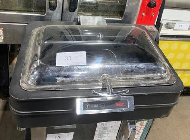 Spring USA Commercial Countertop Dual Hot / Cold System Chafer! With Full Sized Insert Pan! On Legs! 110-120V! Model: HC380-CT SN: 1400490! - Image 1 of 7