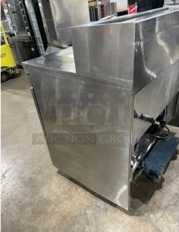 Randell Commercial Stainless Steel Self-Contained Ice Cream Dipping Cabinet/Sundae Station! With Cutting Board Style Sliding Lid! Model: 69345A SN: W1226044-1! 115V 1 Phase! - Image 4 of 10