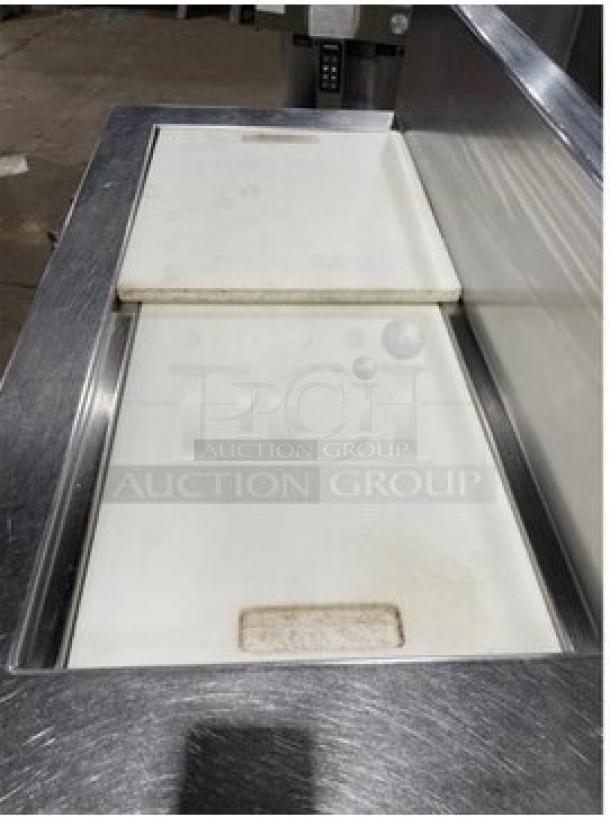 Randell Commercial Stainless Steel Self-Contained Ice Cream Dipping Cabinet/Sundae Station! With Cutting Board Style Sliding Lid! Model: 69345A SN: W1226044-1! 115V 1 Phase! - Image 6 of 10