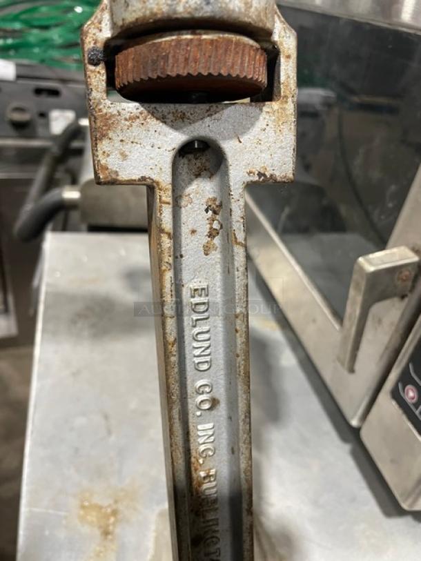 New Age Industries Commercial Undercounter Prep Top Bun/Sheet Pan Rack! With Edlund Manual Can Opener Attached! On Casters! - Image 9 of 9