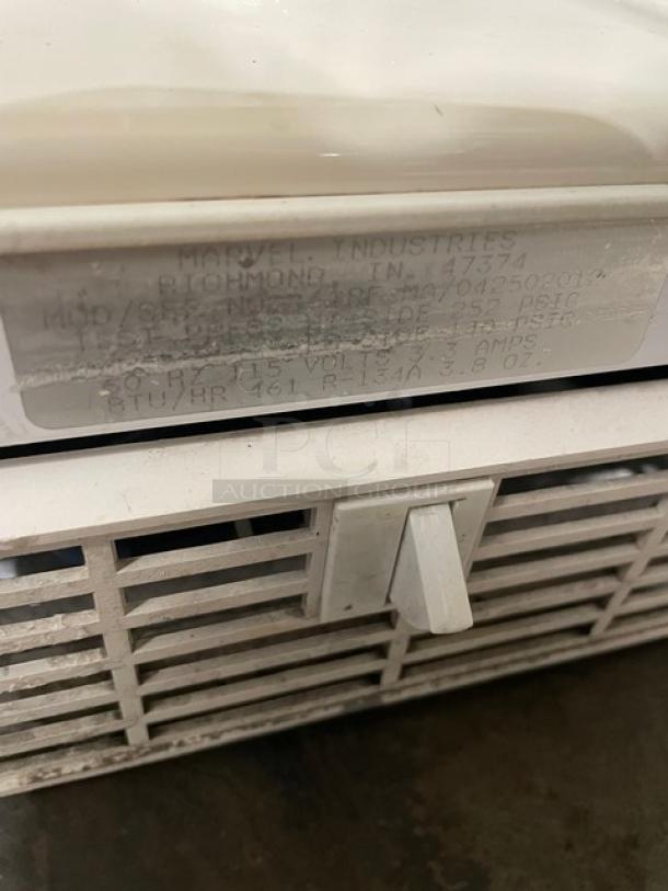 Marvel Scientific Undercounter Single Door Reach In Refrigerator! With Mini Freezer Compartment! With Poly Coated Rack! SN: 042502012! 115V! - Image 8 of 8