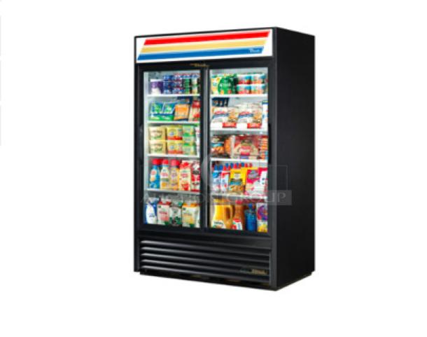 Late Model True GDM-45 52" Two Glass Door Refrigerator 115 Volt Tested and Working! - Image 1 of 6
