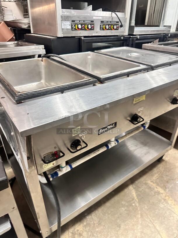 Serve Well EST-3WS Three Pan Sealed Well Electric Steam Table 120V, 1500W Tested and Working! - Image 2 of 7