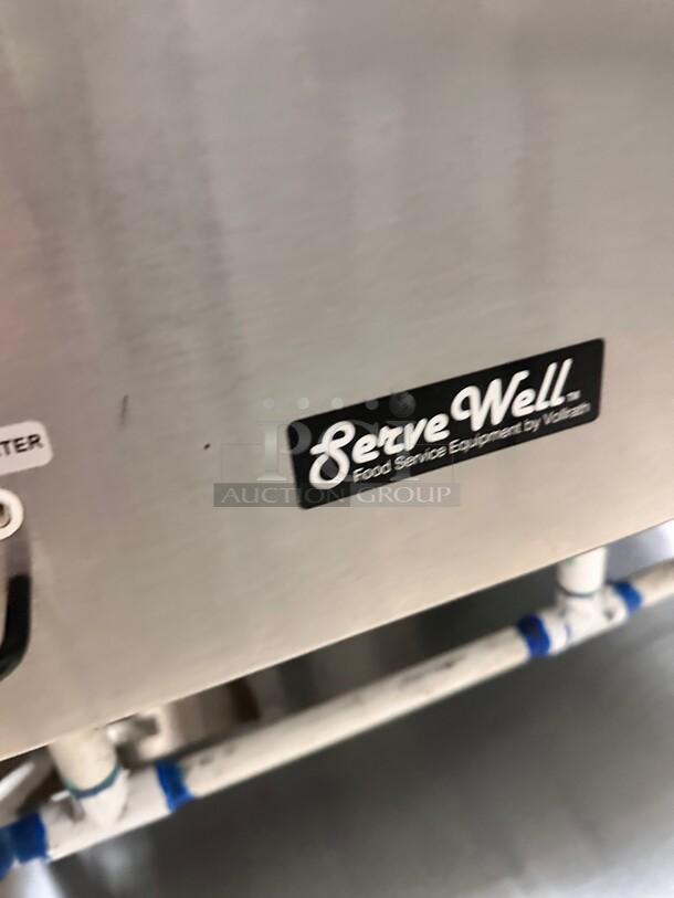 Serve Well EST-3WS Three Pan Sealed Well Electric Steam Table 120V, 1500W Tested and Working! - Image 6 of 7