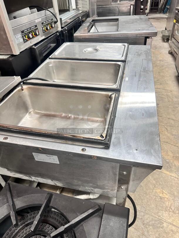 Serve Well EST-3WS Three Pan Sealed Well Electric Steam Table 120V, 1500W Tested and Working! - Image 7 of 7