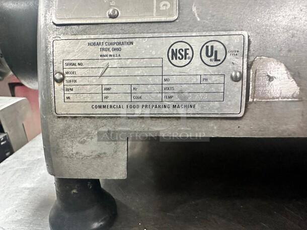 Excellent Condition Hobart 2612 Commercial Meat Slicer 115 Volt Tested and Working! - Image 6 of 6