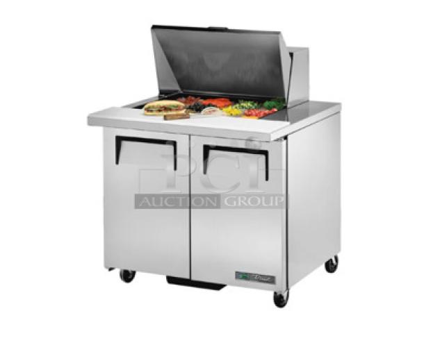 Excellent Condition True  36" Refrigerated Sandwich Table 115 Volt Tested and Working! - Image 1 of 5