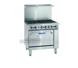 Fully Refurbished Imperial  36" 6 Burner Gas Oven, Tested and Working!
