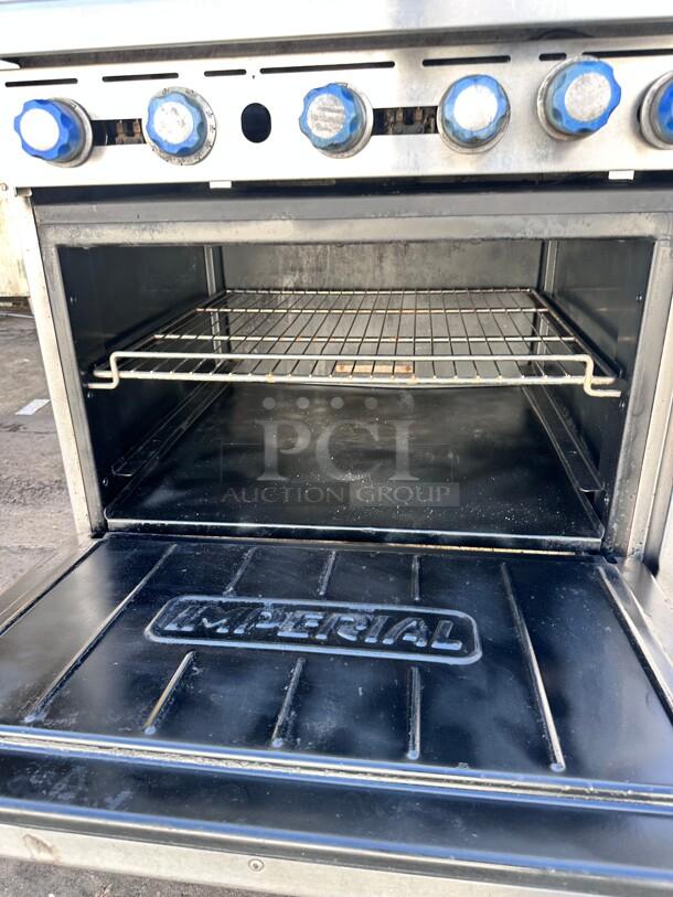 Fully Refurbished Imperial  36" 6 Burner Gas Oven, Tested and Working! - Image 5 of 9