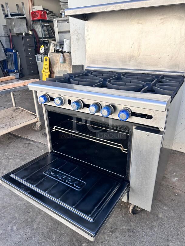 Fully Refurbished Imperial  36" 6 Burner Gas Oven, Tested and Working! - Image 9 of 9