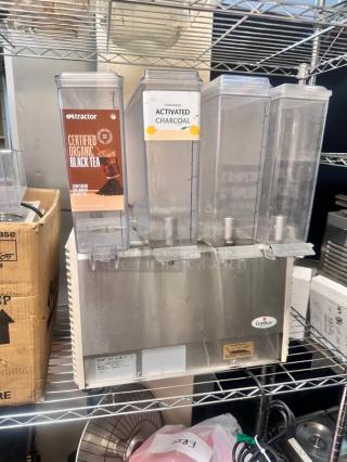 Crathco E49-4 Refrigerated Drink Dispenser with 4 Flavors  115v Tested and Working!