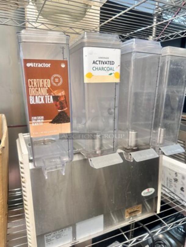 Crathco E49-4 Refrigerated Drink Dispenser with 4 Flavors  115v Tested and Working! - Image 3 of 6