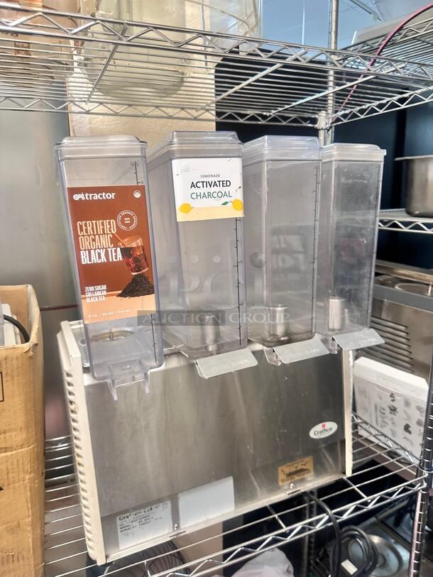 Crathco E49-4 Refrigerated Drink Dispenser with 4 Flavors  115v Tested and Working! - Image 4 of 6