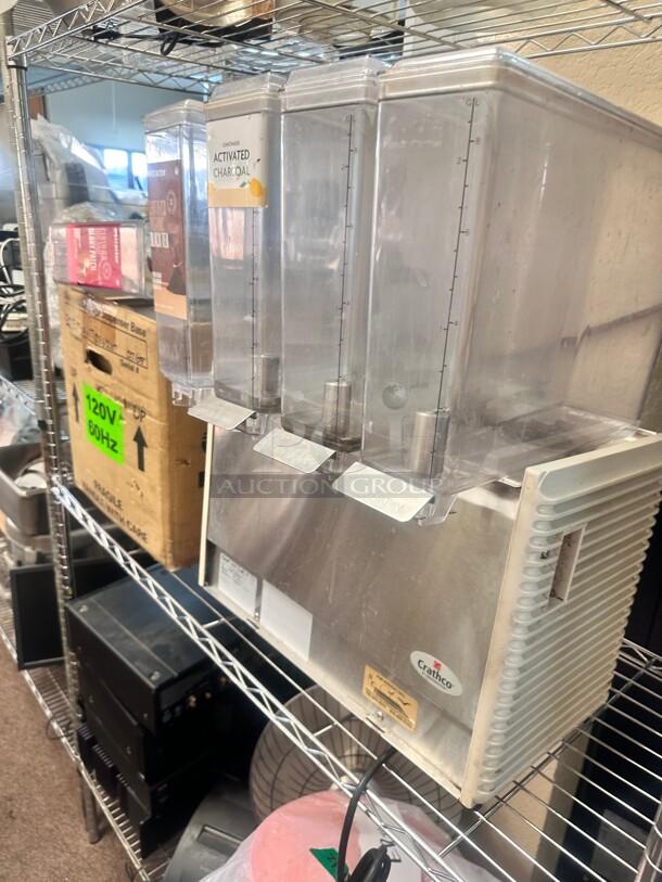 Crathco E49-4 Refrigerated Drink Dispenser with 4 Flavors  115v Tested and Working! - Image 5 of 6